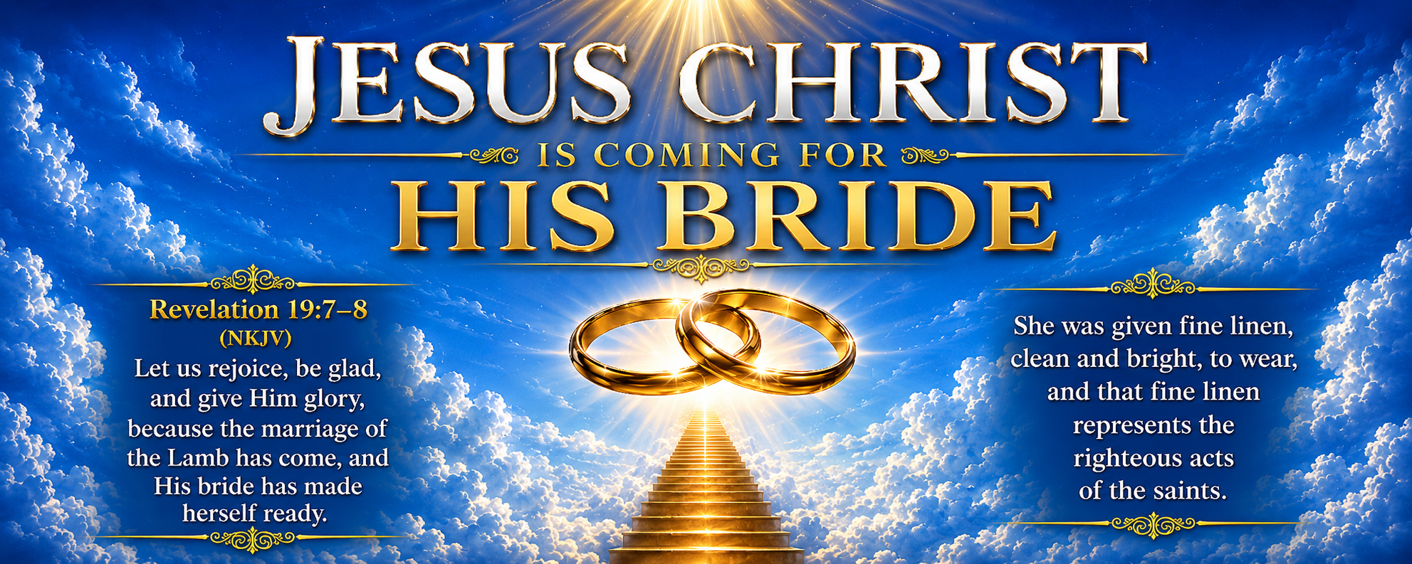 Jesus and the Bride — Revelation 19:7-8
